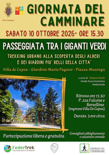 passeggiata 10 ottobre 2026