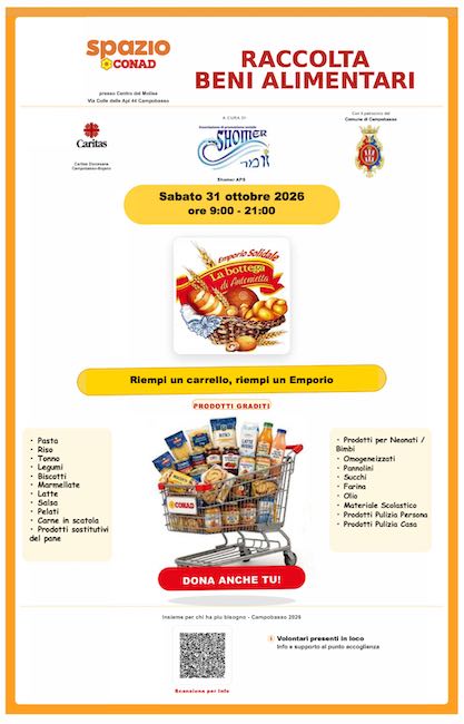 raccolta beni alimentari
